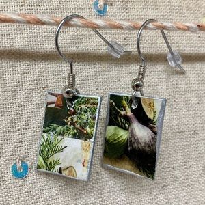 ♻️ Recycled Paper Earrings